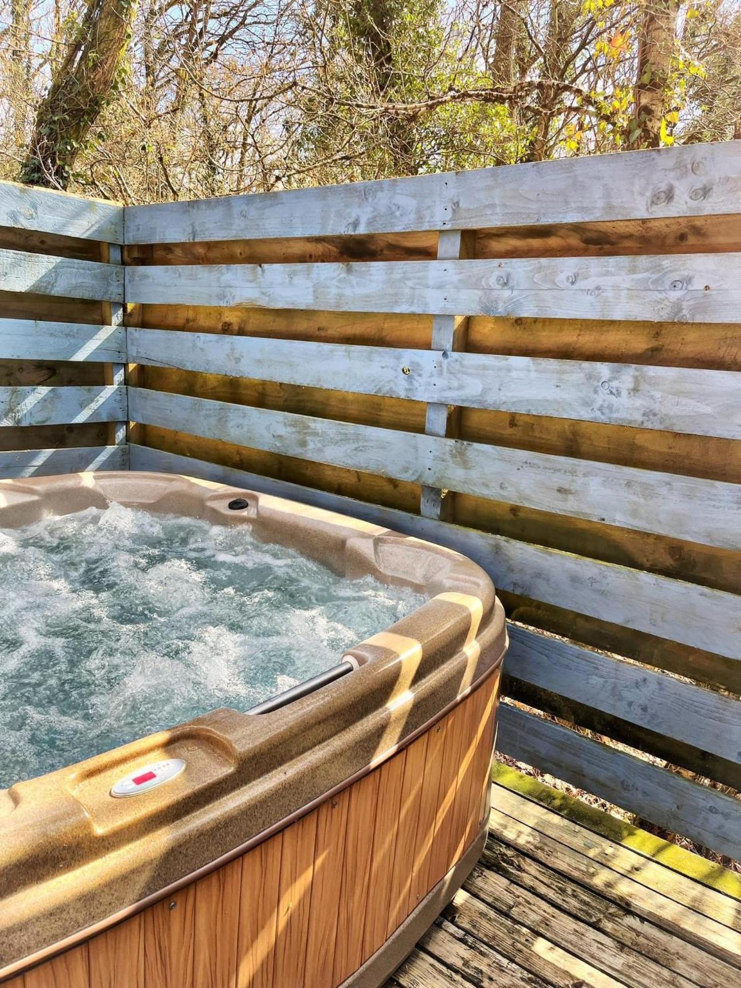 Wren 8-Hot Tub-Woodland Lodges-St Clears-Carmarthen-Tenby Kültér fotó